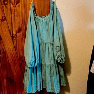 Cute off shoulder country dress
